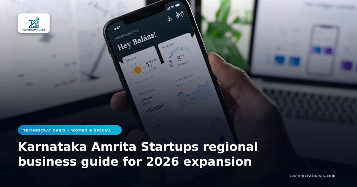 Karnataka Amrita Startups regional business guide for 2026 expansion