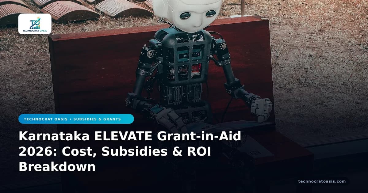 Karnataka ELEVATE Grant-in-Aid 2026: Cost, Subsidies & ROI Breakdown