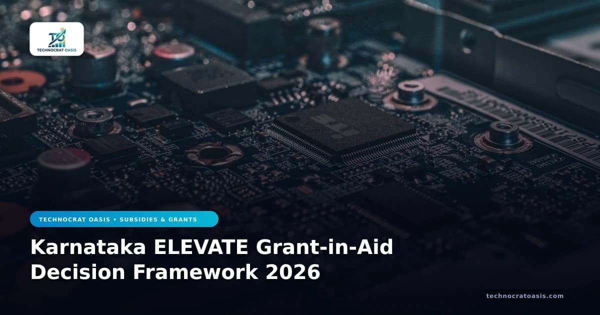 Karnataka ELEVATE Grant-in-Aid Decision Framework 2026