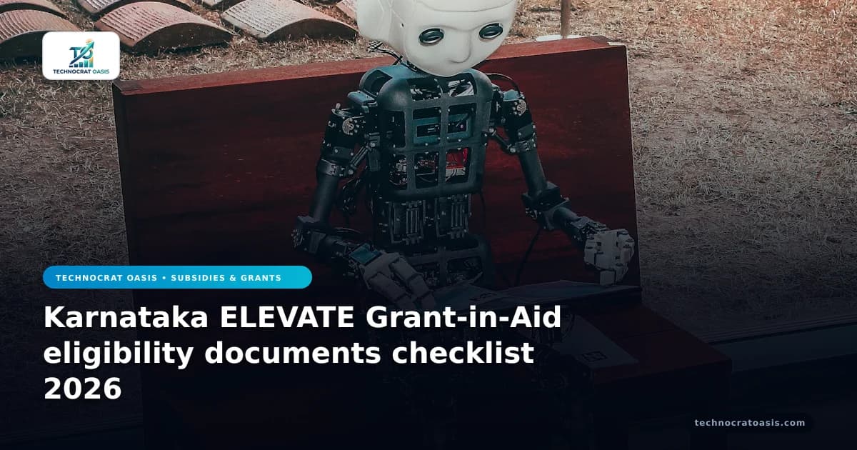 Karnataka ELEVATE Grant-in-Aid eligibility documents checklist 2026