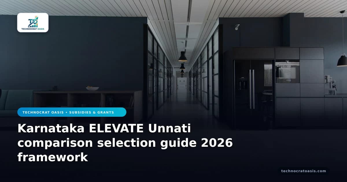 Karnataka ELEVATE Unnati comparison selection guide 2026 framework