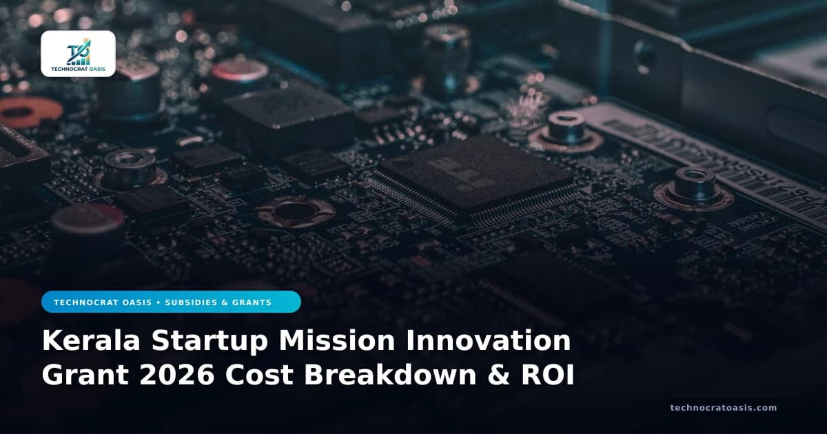 Kerala Startup Mission Innovation Grant 2026 Cost Breakdown & ROI