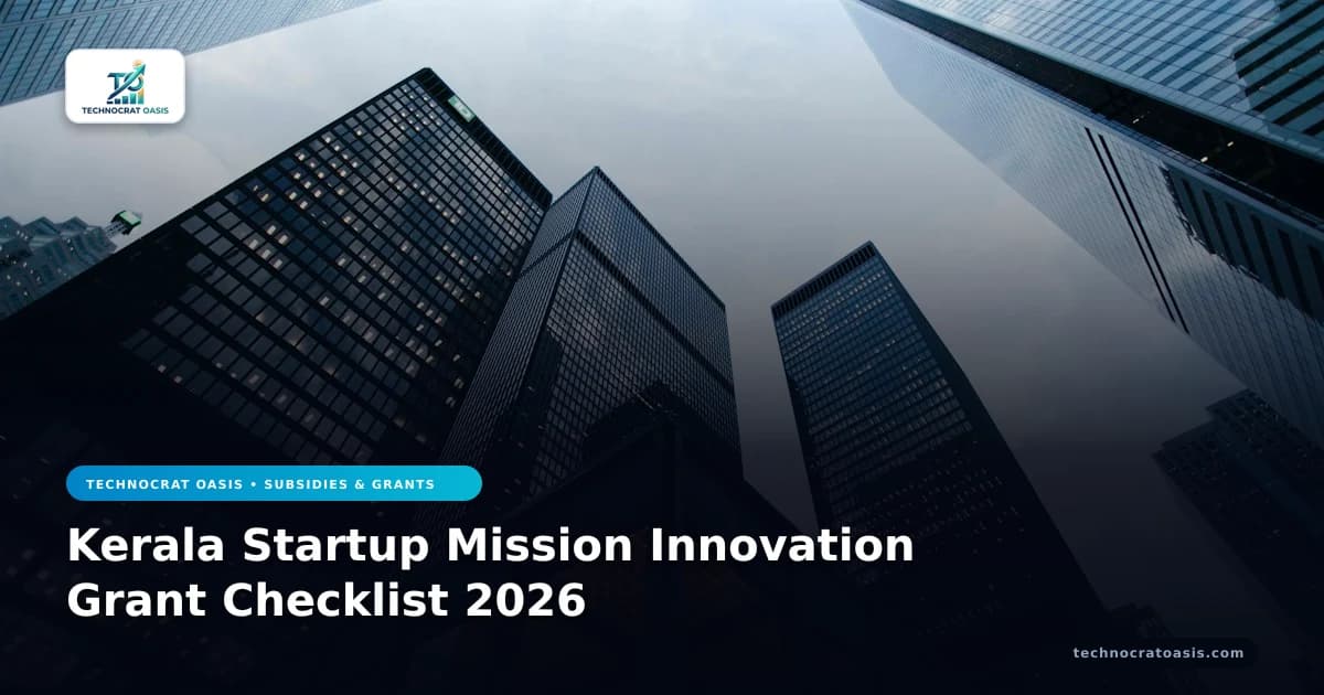 Kerala Startup Mission Innovation Grant Checklist 2026