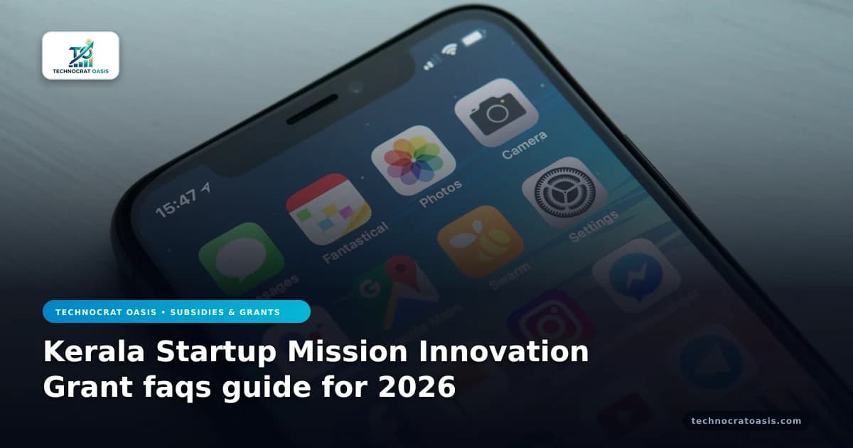 Kerala Startup Mission Innovation Grant faqs guide for 2026