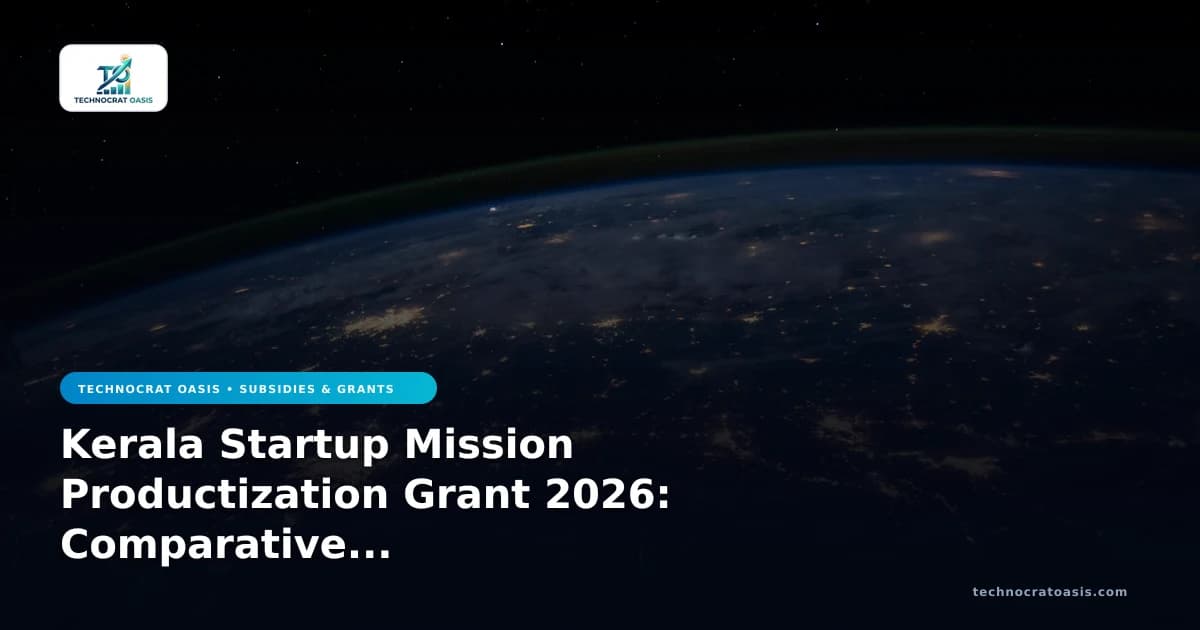 Kerala Startup Mission Productization Grant 2026: Comparative Selection Framework