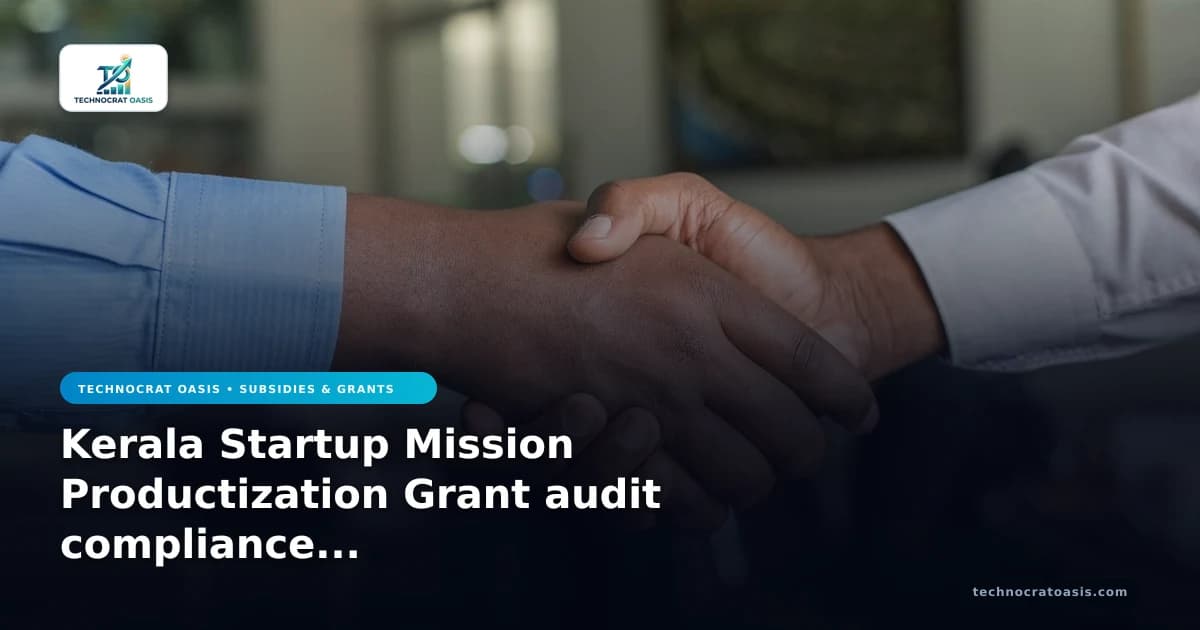 Kerala Startup Mission Productization Grant audit compliance renewal guide 2026
