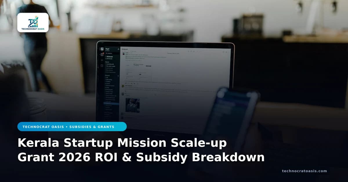 Kerala Startup Mission Scale-up Grant 2026 ROI & Subsidy Breakdown