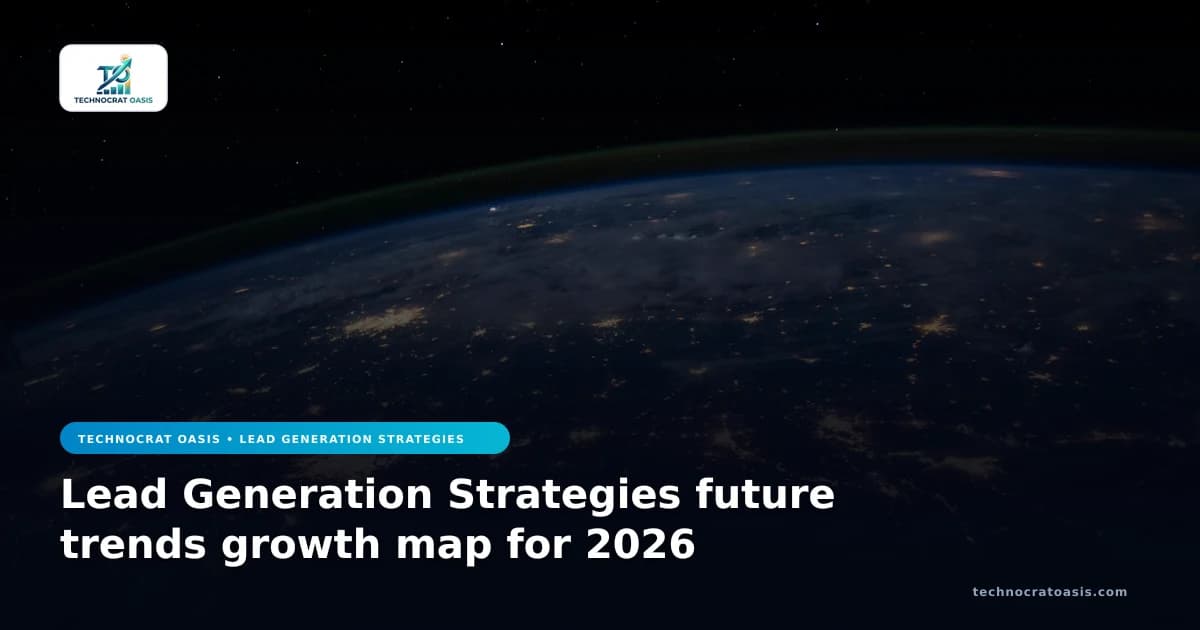 Lead Generation Strategies future trends growth map for 2026