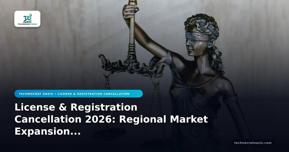 License & Registration Cancellation 2026: Regional Market Expansion Strategies