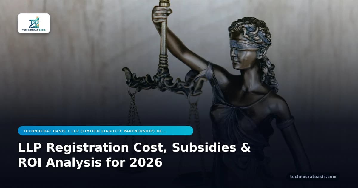 LLP Registration Cost, Subsidies & ROI Analysis for 2026