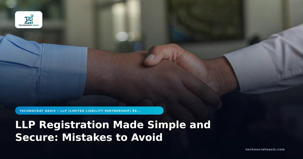 LLP Registration Made Simple and Secure: Mistakes to Avoid