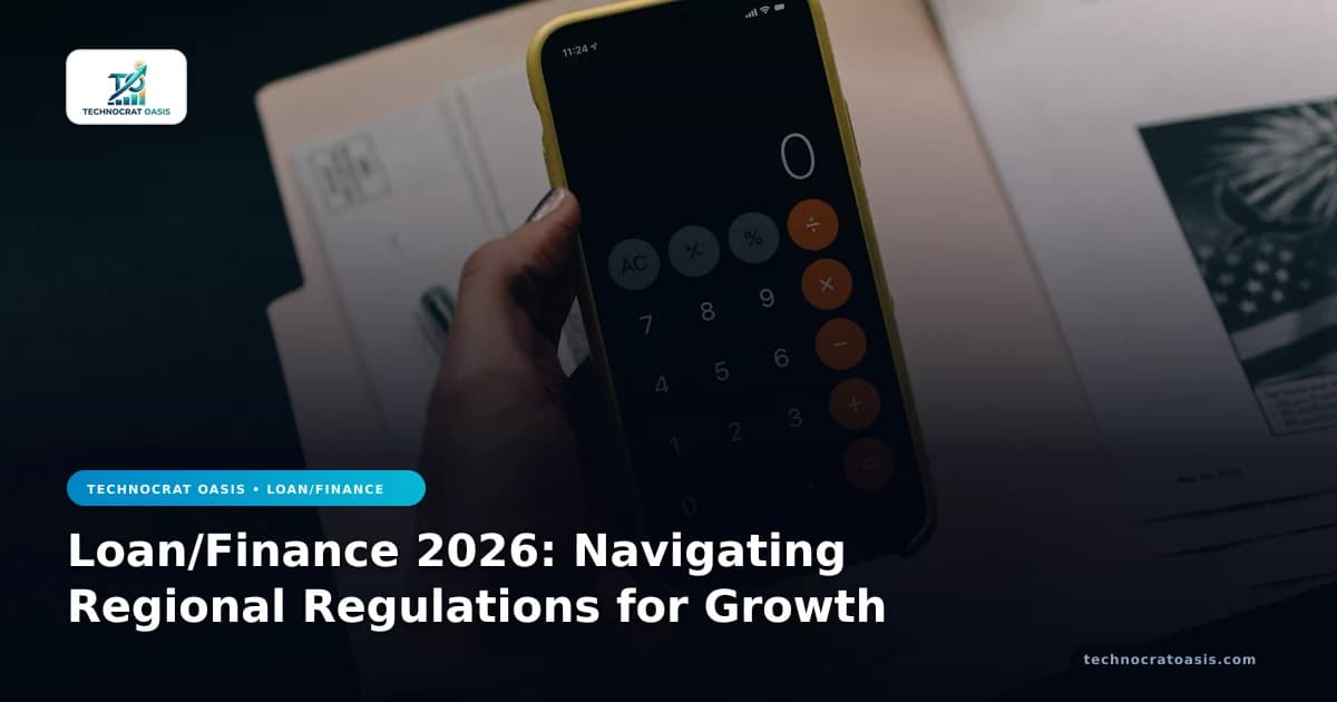 Loan/Finance 2026: Navigating Regional Regulations for Growth