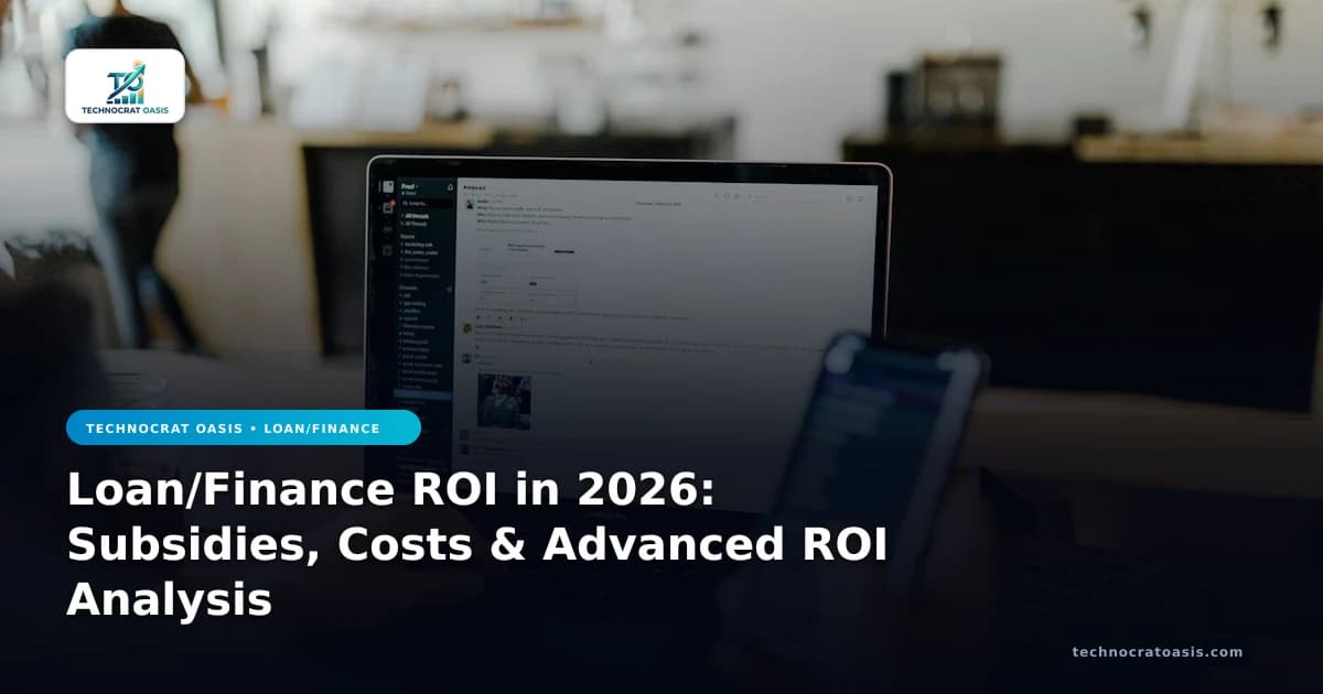 Loan/Finance ROI in 2026: Subsidies, Costs & Advanced ROI Analysis