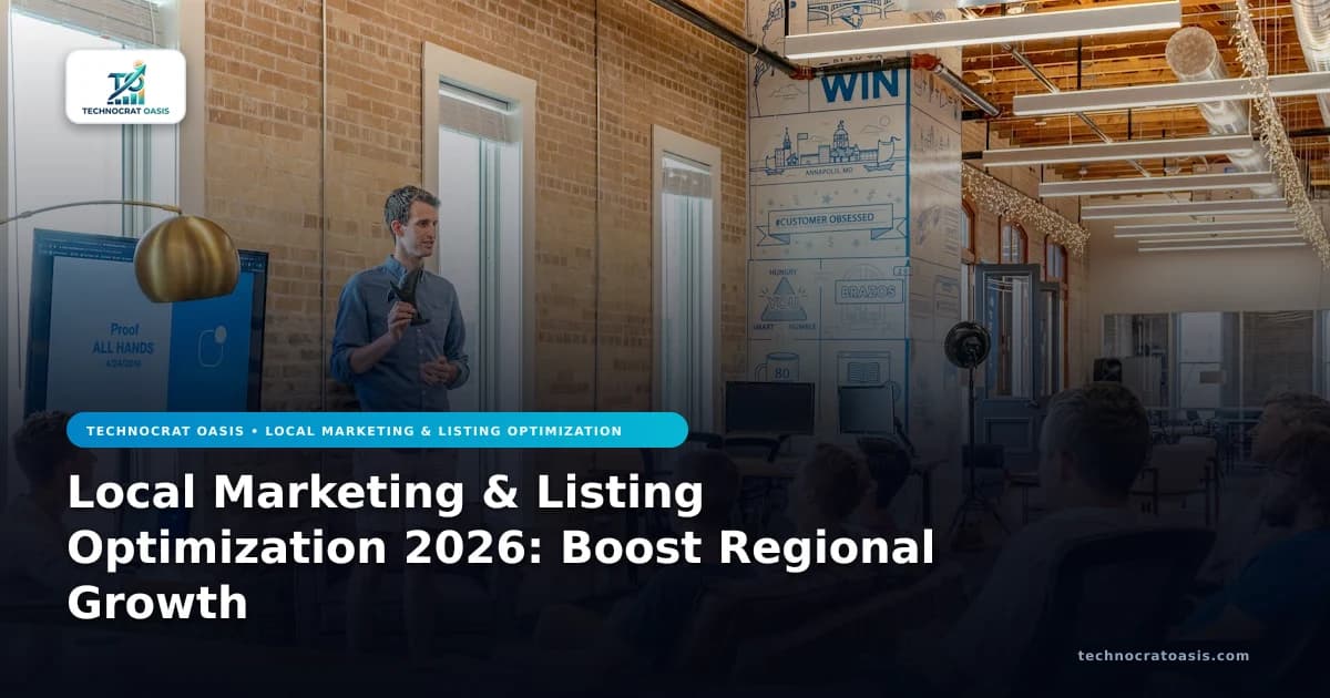 Local Marketing & Listing Optimization 2026: Boost Regional Growth