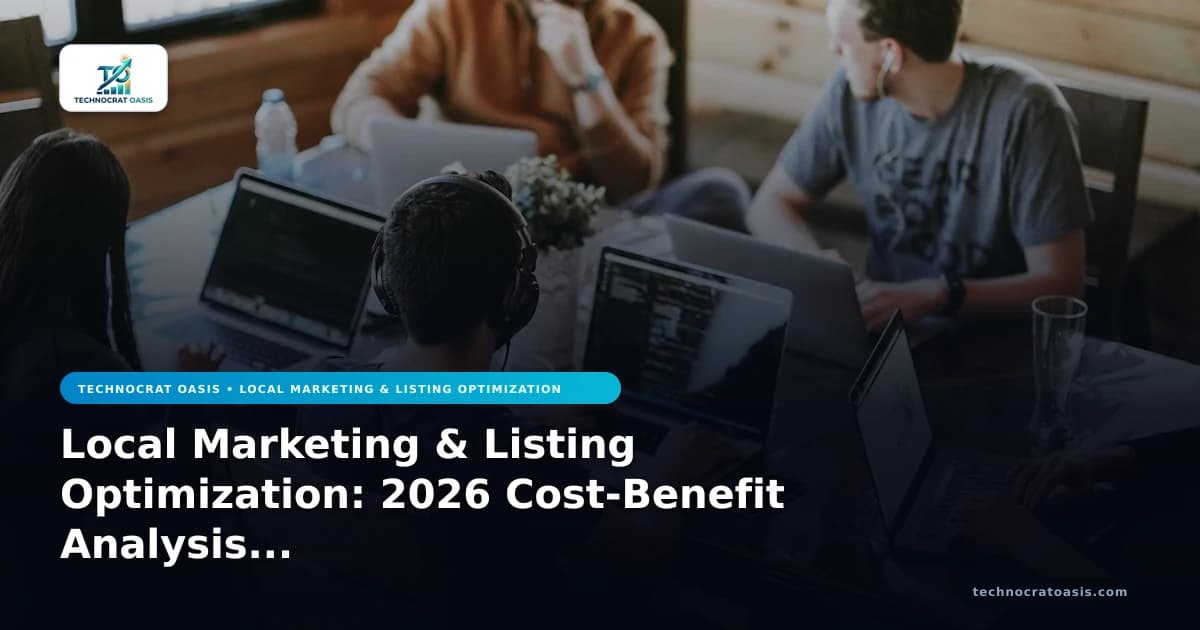 Local Marketing & Listing Optimization: 2026 Cost-Benefit Analysis for Enterprise Scaling