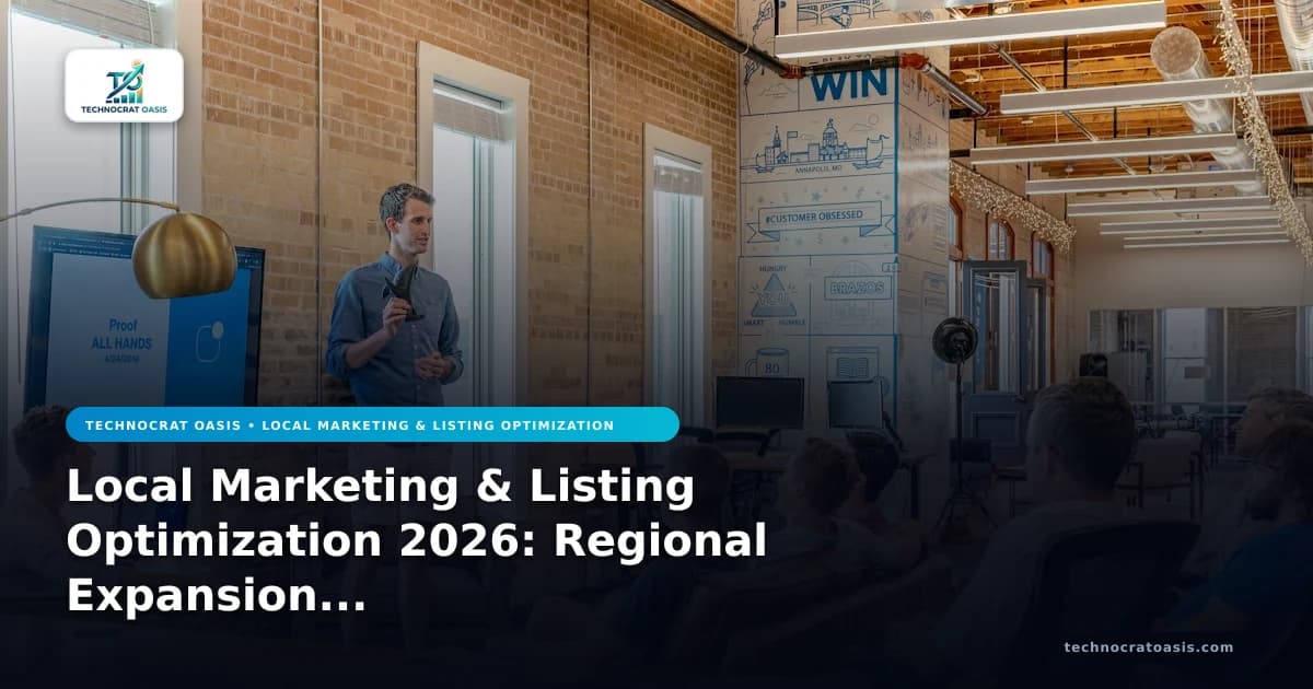 Local Marketing & Listing Optimization 2026: Regional Expansion Mastery