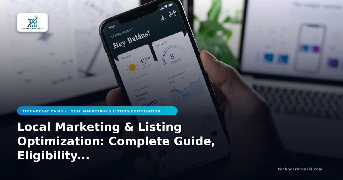 Local Marketing & Listing Optimization: Complete Guide, Eligibility & Benefits (2026)