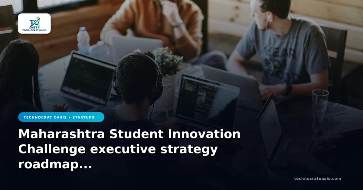 Maharashtra Student Innovation Challenge executive strategy roadmap 2026 (2999)