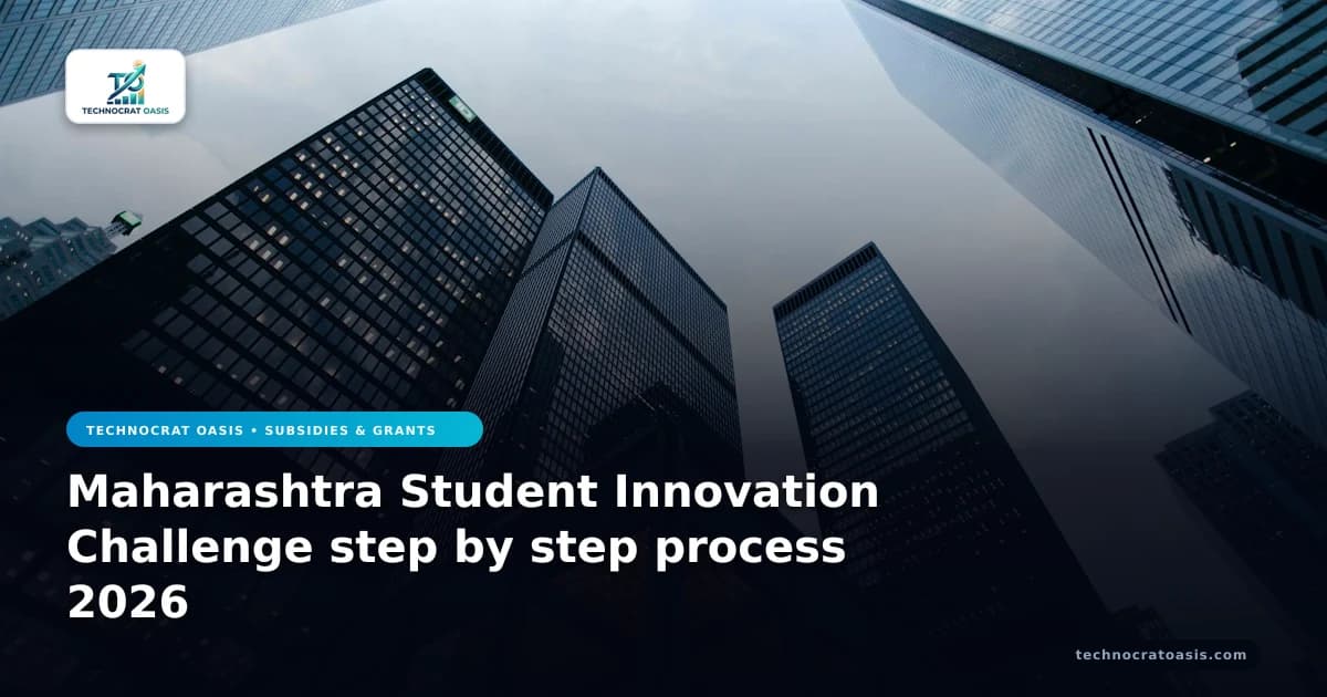 Maharashtra Student Innovation Challenge step by step process 2026