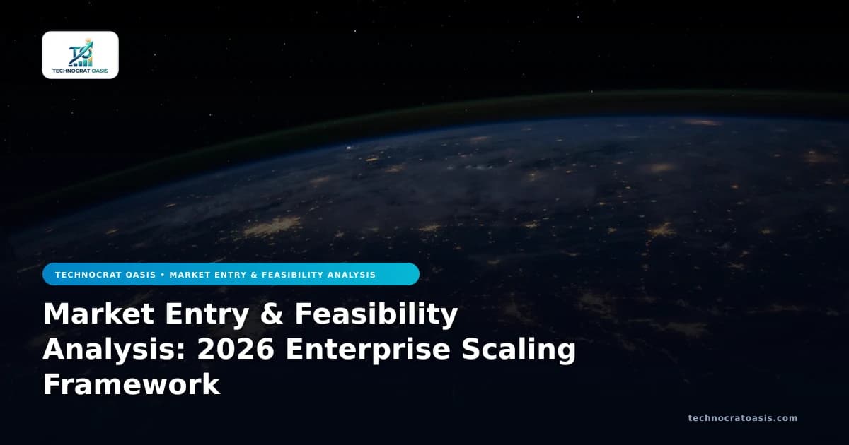 Market Entry & Feasibility Analysis: 2026 Enterprise Scaling Framework