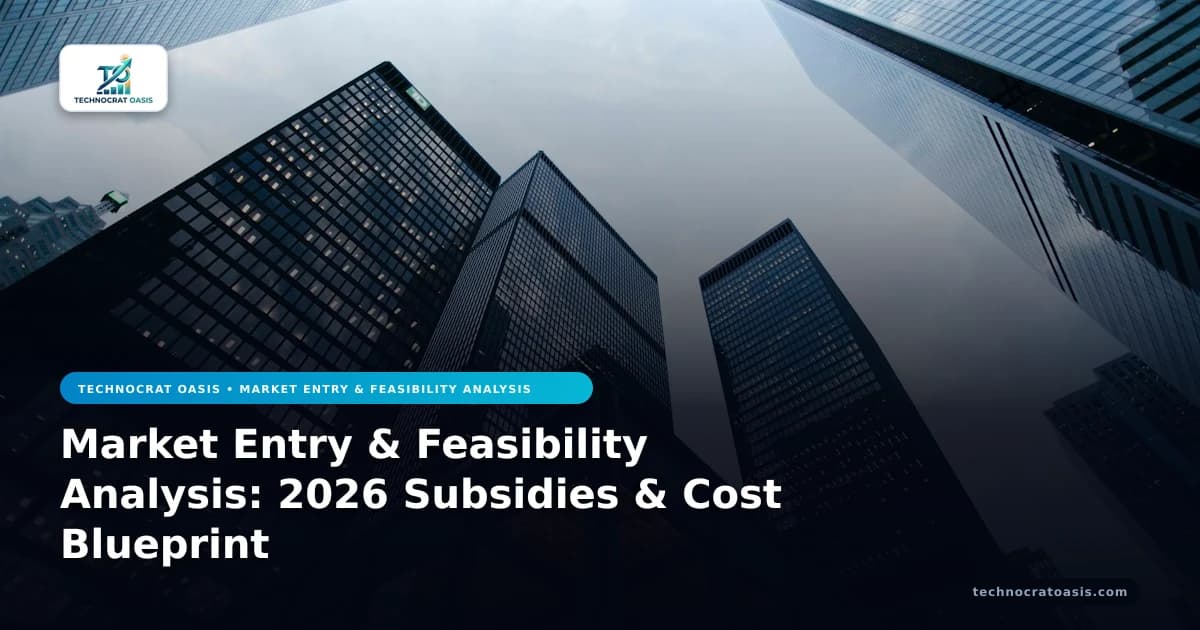 Market Entry & Feasibility Analysis: 2026 Subsidies & Cost Blueprint