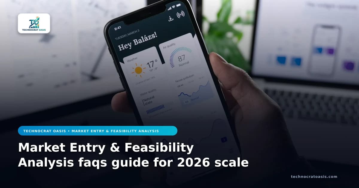 Market Entry & Feasibility Analysis faqs guide for 2026 scale