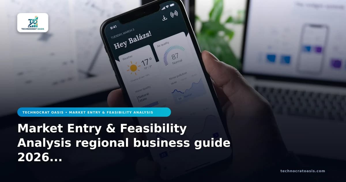 Market Entry & Feasibility Analysis regional business guide 2026 insights