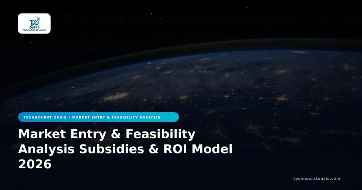 Market Entry & Feasibility Analysis Subsidies & ROI Model 2026