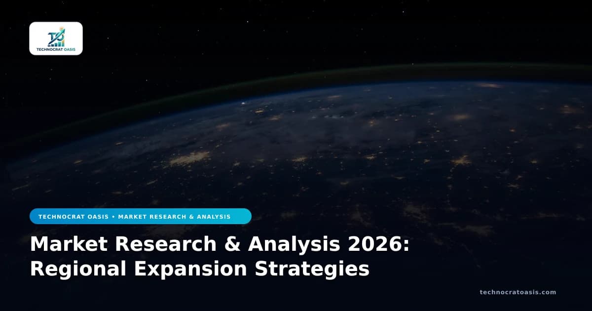 Market Research & Analysis 2026: Regional Expansion Strategies