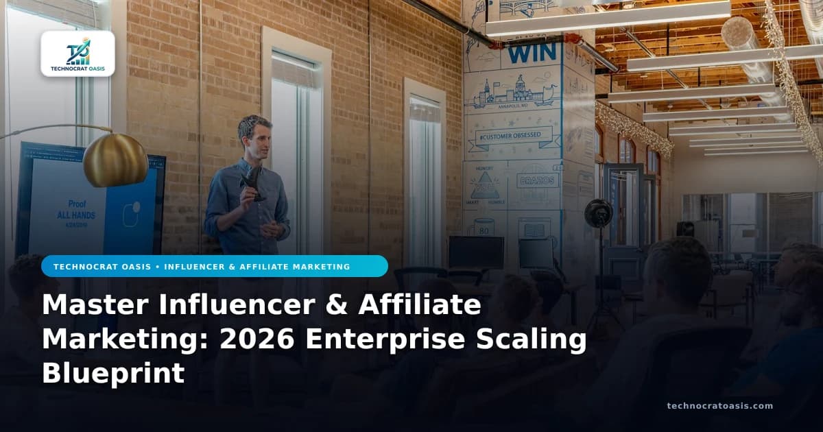Master Influencer & Affiliate Marketing: 2026 Enterprise Scaling Blueprint