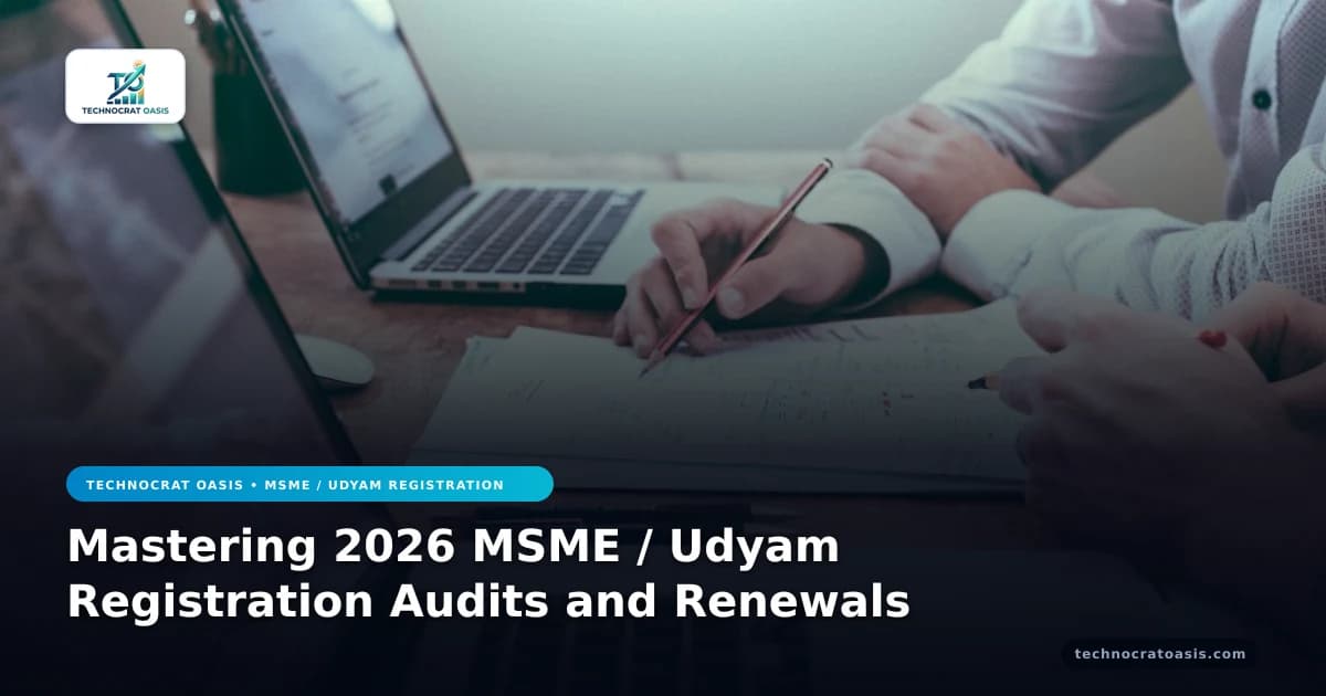 Mastering 2026 MSME / Udyam Registration Audits and Renewals