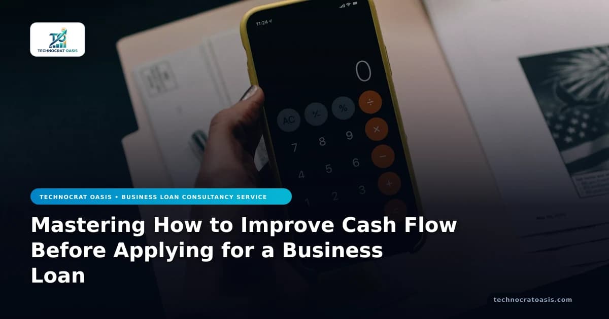 Mastering How to Improve Cash Flow Before Applying for a Business Loan