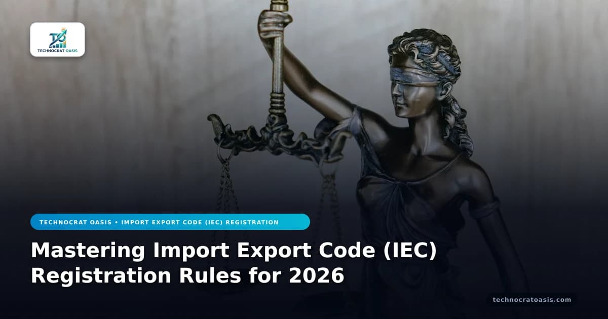 Mastering Import Export Code (IEC) Registration Rules for 2026