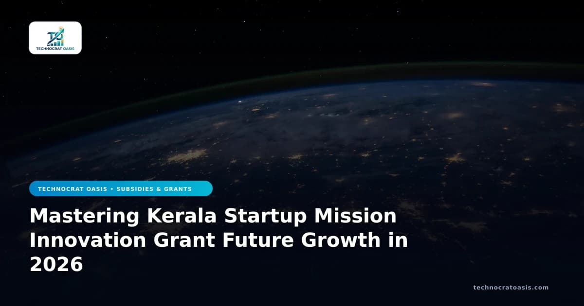 Mastering Kerala Startup Mission Innovation Grant Future Growth in 2026