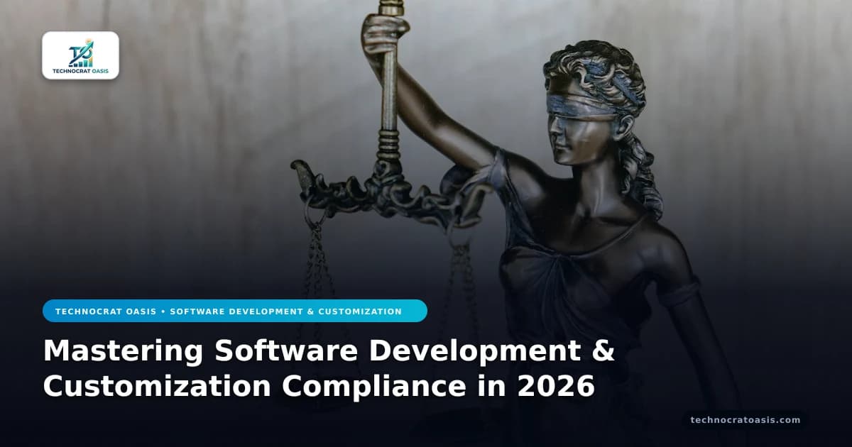 Mastering Software Development & Customization Compliance in 2026