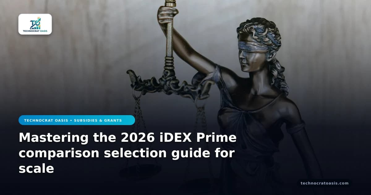 Mastering the 2026 iDEX Prime comparison selection guide for scale