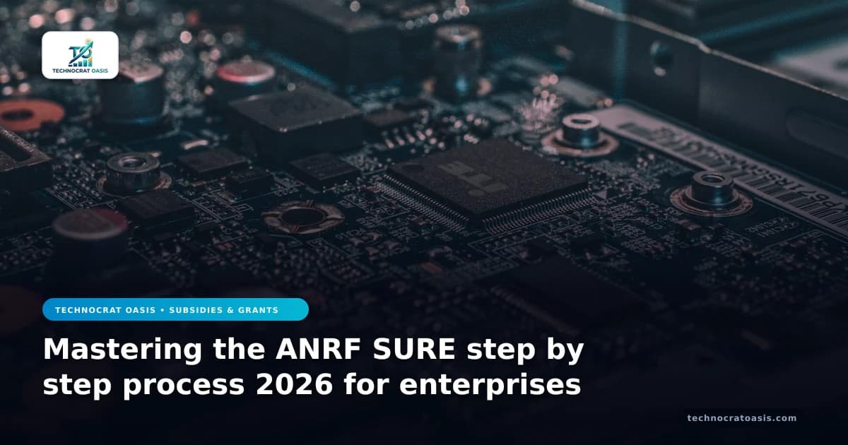 Mastering the ANRF SURE step by step process 2026 for enterprises