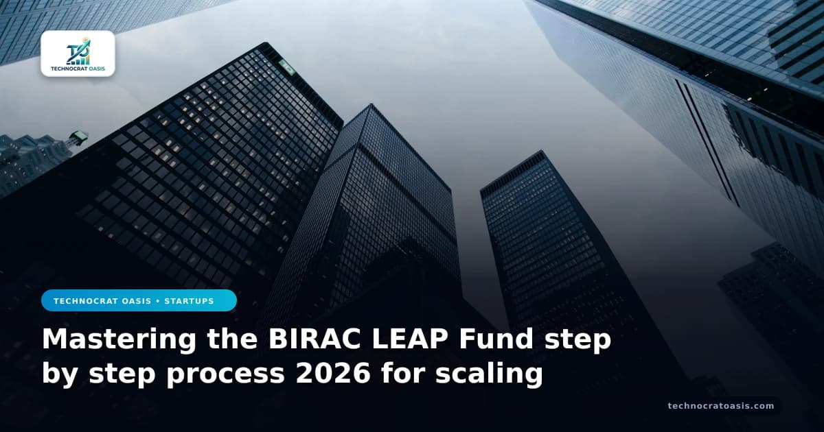 Mastering the BIRAC LEAP Fund step by step process 2026 for scaling