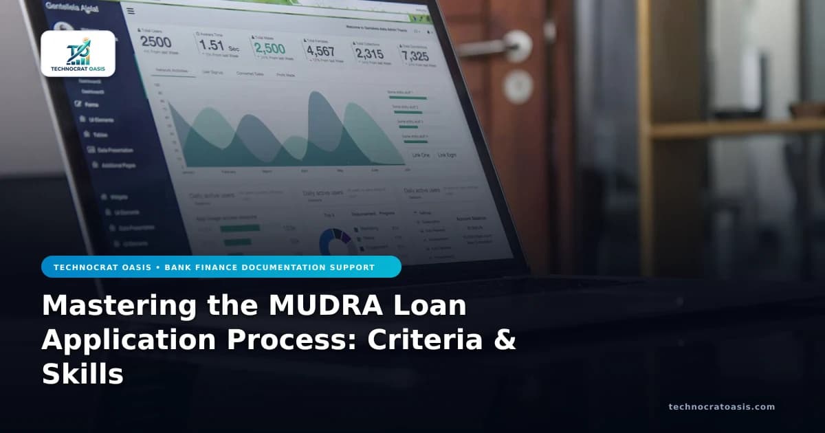 Mastering the MUDRA Loan Application Process: Criteria & Skills