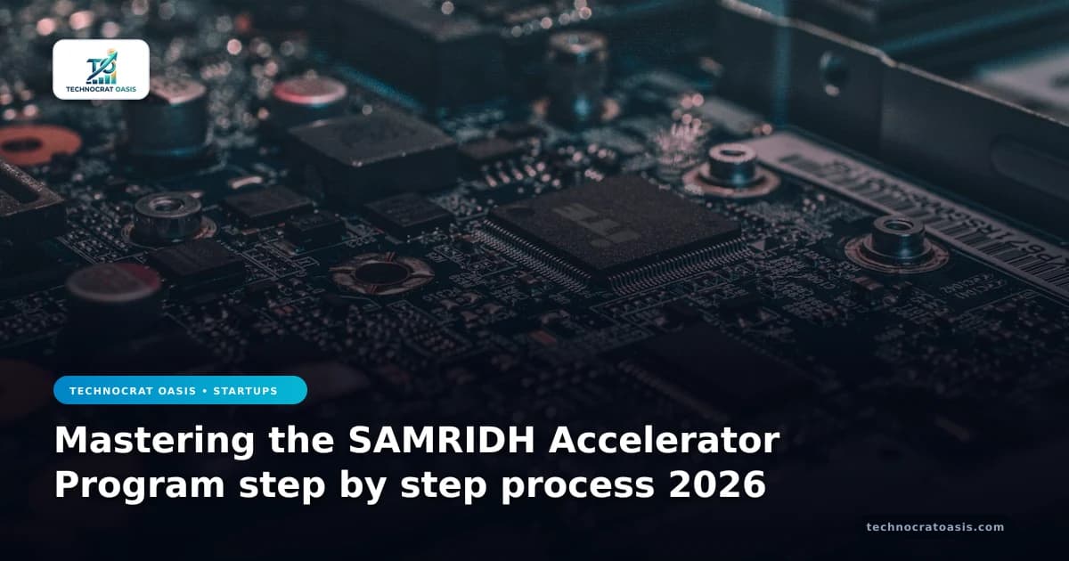Mastering the SAMRIDH Accelerator Program step by step process 2026
