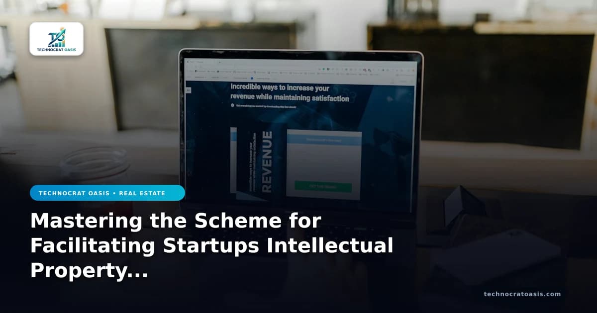 Mastering the Scheme for Facilitating Startups Intellectual Property Protection