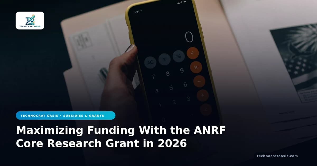 Maximizing Funding With the ANRF Core Research Grant in 2026