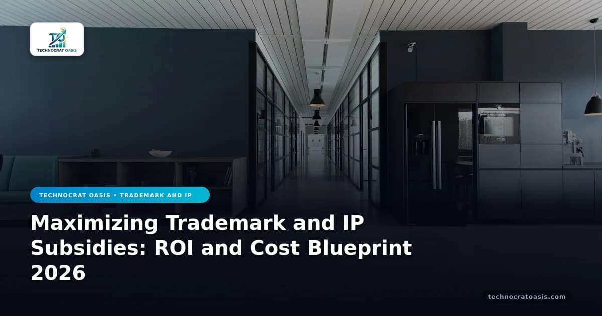 Maximizing Trademark and IP Subsidies: ROI and Cost Blueprint 2026