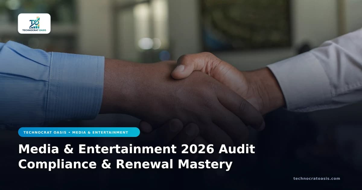 Media & Entertainment 2026 Audit Compliance & Renewal Mastery