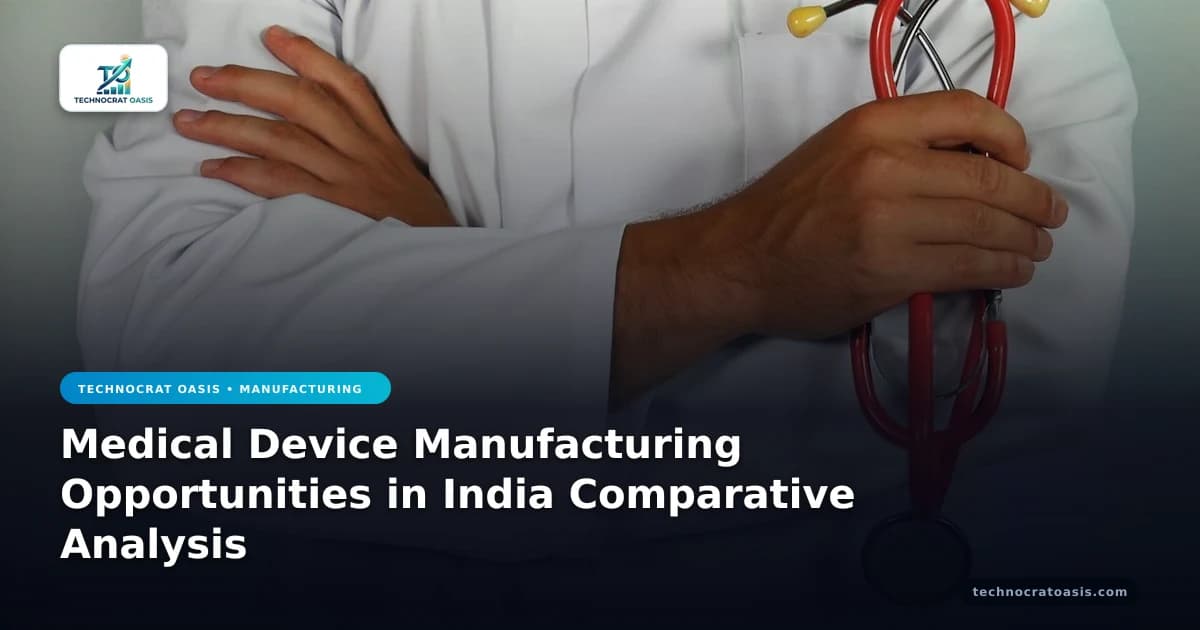 Medical Device Manufacturing Opportunities in India Comparative Analysis