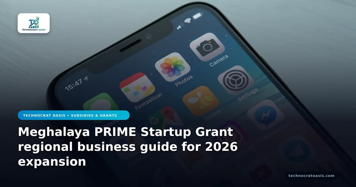Meghalaya PRIME Startup Grant regional business guide for 2026 expansion