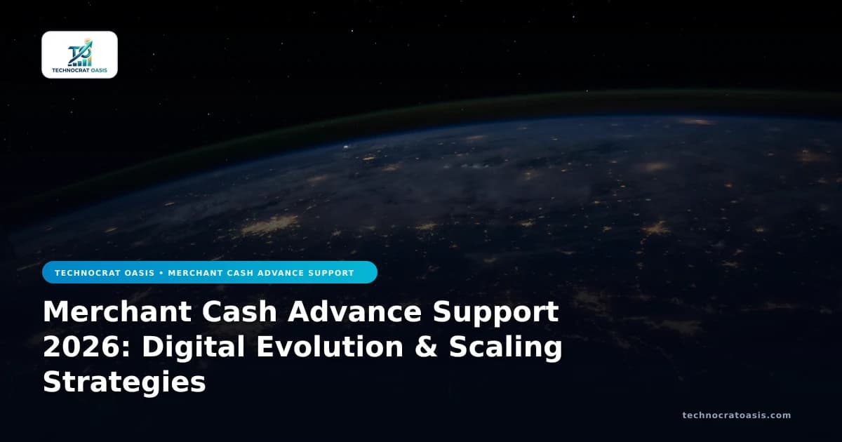 Merchant Cash Advance Support 2026: Digital Evolution & Scaling Strategies
