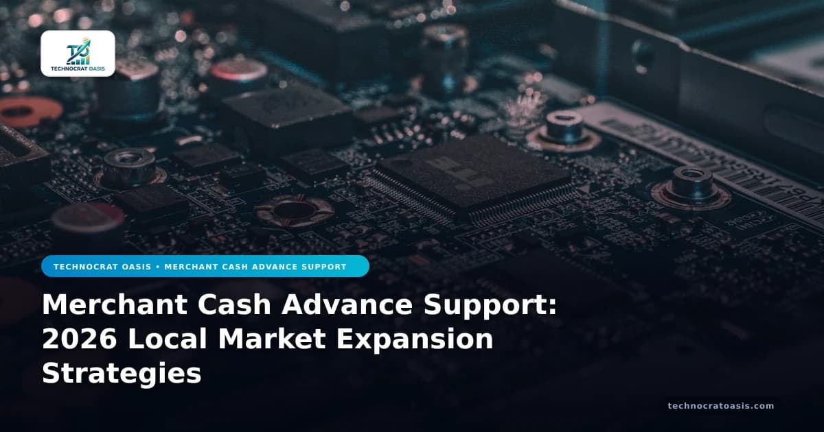 Merchant Cash Advance Support: 2026 Local Market Expansion Strategies