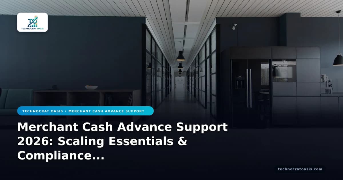Merchant Cash Advance Support 2026: Scaling Essentials & Compliance Prep