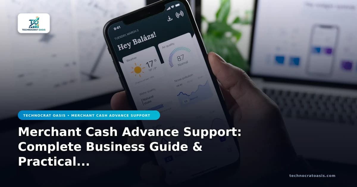 Merchant Cash Advance Support: Complete Business Guide & Practical Roadmap (2026)